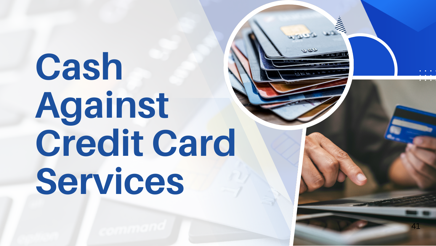 Cash Against Credit Card Services